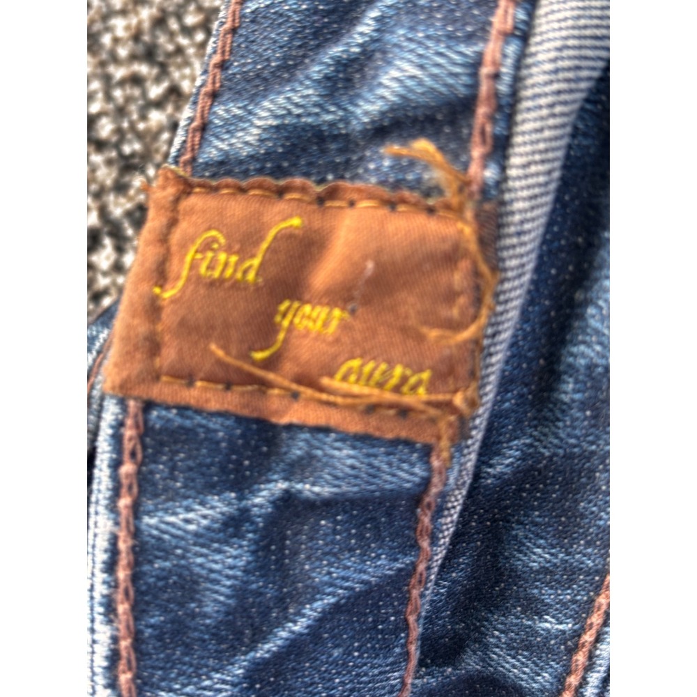 Aura WRANGLER Bootcut vintage Jeans Dark Wash Denim Pockets Women's 10Petite - Picture 6 of 14